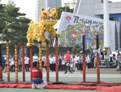 Dito Ariotedjo Saksikan Penampilan Tim Barongsai Kong Ha Hong