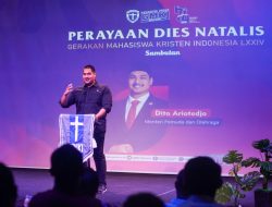 Menpora Dito Berpesan GMKI Harus Bisa Merangkul Anak-Anak Muda