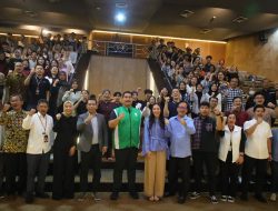 Menpora Dito Memberikan Sambutan Pada Acara Kunjungan Peserta Wira Muda Academy dan Sport Management School