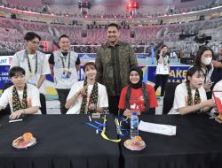 Dito Ariotedjo Hadir Dalam Fan Signing Red Sparks dan Indonesia All Star