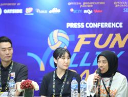 Ferdinand Menyampaikan Rasa Syukurnya Karena Fun Volley Ball Persembahan LPDUK Kemenpora