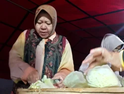 Mensos Tri Rismaharini Pastikan Menu Makanan Bergizi dan Bersih untuk Pengungsi Korban Bencana