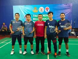 Ajang Tournament Bulu Tangkis Bapor Korpri Cup 2024, Tim Kemenpora Berhasil Lolos Ke Semifinal