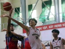 Tim Bola Basket Putra Pelajar Indonesia Kalah Dari Tim Filipina