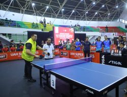 Menpora Dito Berikan Apresiasi Terhadap Penyelenggaran Kejuaraan Tenis Meja Ustaz Adi Hidayat