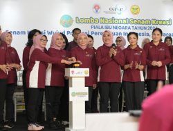 Ibu Iriana Joko Widodo Buka Lomba Nasional Senam Kreasi 2024 Piala Ibu Negara