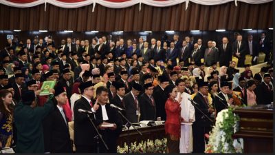 Sebanyak 580 Anggota DPR RI Terpilih Priode 2024-2029 Resmi Dilantik