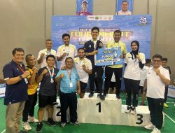 Tim Bulu Tangkis Kemenpora Sabet Juara Dua di Turnament Badminton Peringatan HUT Korpri dan HUT Sulsel 2024