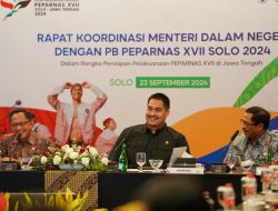 Menpora Dito Lakukan Rakor Terkait Dengan Persiapan Peparnas XVII Tahun 2024