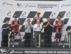 Menpora Dito Dampingi Presiden Jokowi Saksikan Perhelatan MotoGP Mandalika 2024