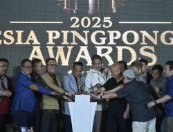 Menpora Dito Diwakili Ferry Kono Apresiasi IPL Awards 2025 sebagai Penggerak Semangat Baru Tenis Meja