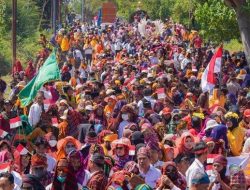 Acara Festival Pawai Rimpu Mantika Kota Bima Diikuti Ribuan Masayarakat