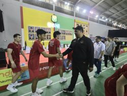 Jelang Piala Sudirman, Menpora Dito Pantau Simulasi Pertandingan di Pelatnas Cipayung