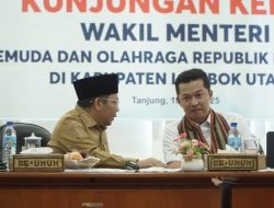 Bupati Lombok Utara Apresiasi Kunjungan Wamenpora RI untuk Pengembangan Pemuda dan Olahraga