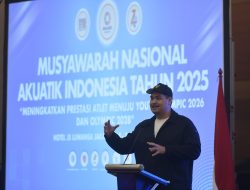 Munas PB Akuatik Indonesia 2025 Resmi Dibuka, Targetkan Prestasi di Youth Olympic dan Olimpiade