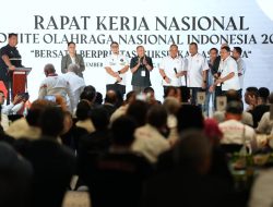 Menpora Dito Ajak Peserta Rakernas KONI Sampaikan Aspirasi soal Permenpora 14/2024