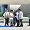 Menpora Erick Thohir Sambut Kedatangan Presiden Prabowo di Halim Perdanakusuma
