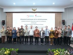 Menpora Erick dan Menperin Teken MoU Perkuat Industri Olahraga Nasional