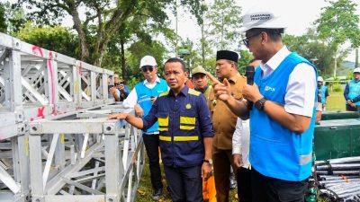 Menteri ESDM, Bahlil Lahadalila Tinjau Langsung Pemulihan Akses Listrik di Prov Aceh